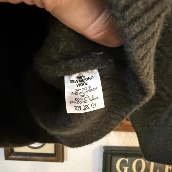 NWOT Vintage Aran Irish Super Soft 100% Merino Wool Sweater Size Kids Medium - Picture 7 of 7